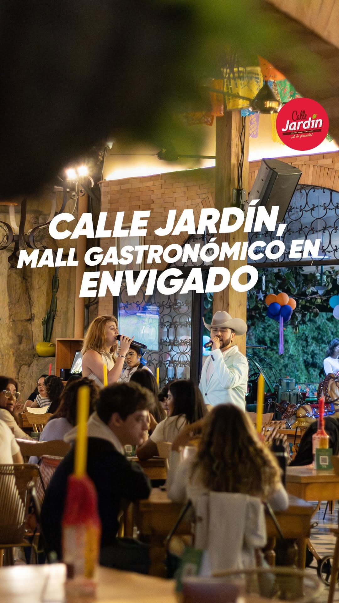 Ambiente nocturno Calle Jardín