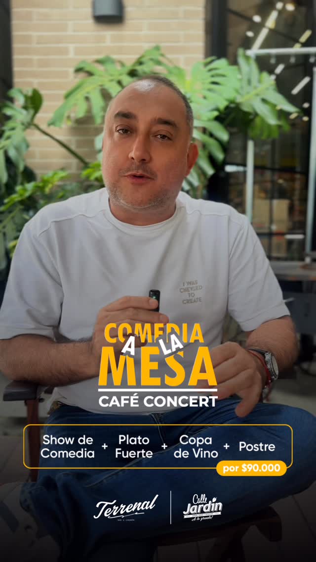 Comedia a la Mesa en Calle Jardín